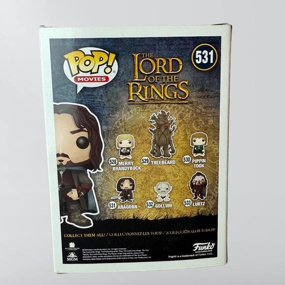 Lord Of The Rings Aragorn #531 Funko Pop Vinyl Figure - Picture 5 of 6